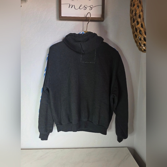 Aviator Nation Limited Edition Tiger Stripe Velvet Hoodie Pullover Size Small - Picture 3 of 9